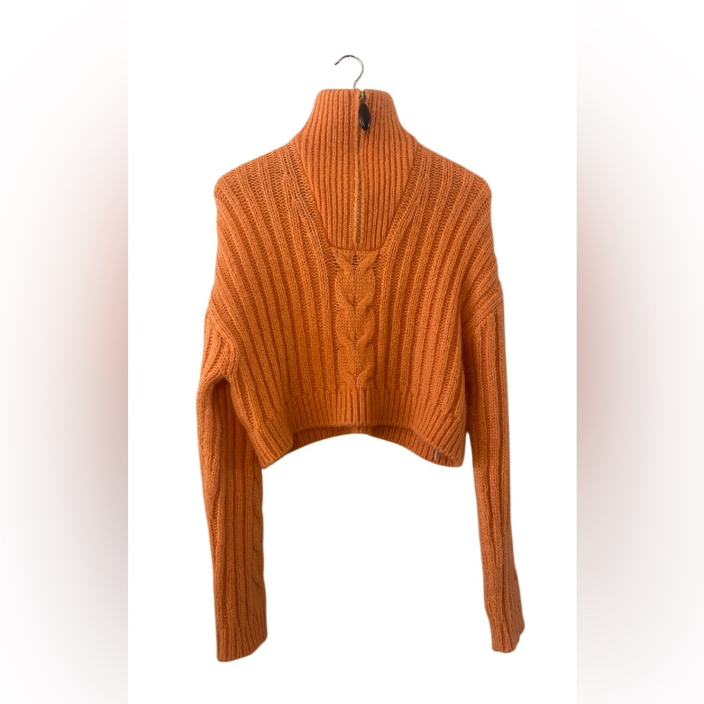 NWOT NANUSHKA Eria Pullover in Coral size XS never worn never washed - Picture 5 of 11